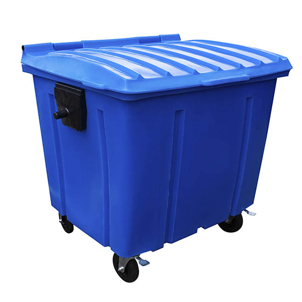CONTEINER DE 1000 LITROS SEM PEDAL LIXO ORGÃNICORECICLÁVEL