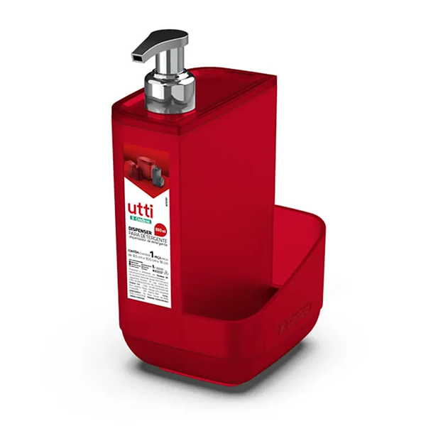 PORTA DETERGENTE PLASTICO 550ML PARA BANCADA