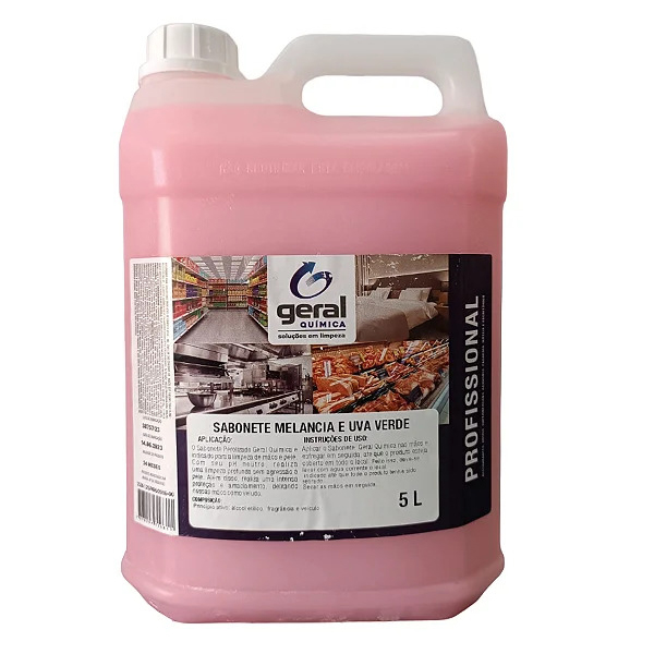 SABONETE LIQ. PEROL. MELANCIA C UVA VERDE 2L5L GERAL QUIMICA
