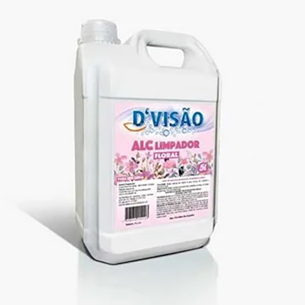 ALCOOL LIMPADOR 46 FLORAL DVISAO 5L