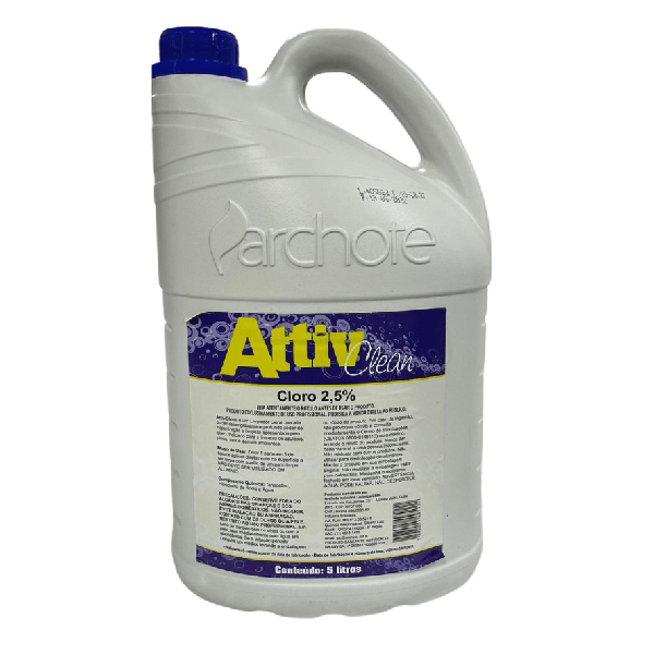 CLORO 2,5% ATTIV CLEAN ARCHOTE 5L