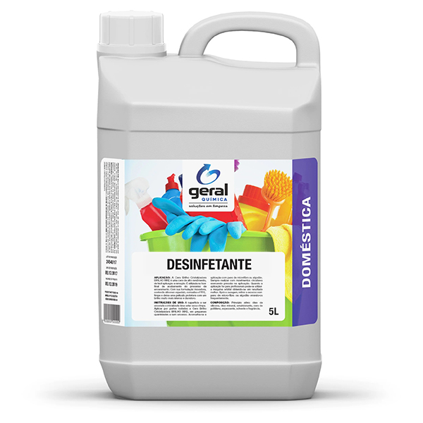 DESINFETANTE CRISTAL CONCENTRADO 5L GERAL QUIMICA
