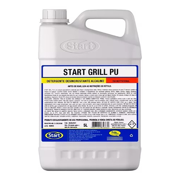 DETERGENTE 5L ALCALINO STARTGRILL PRONTO