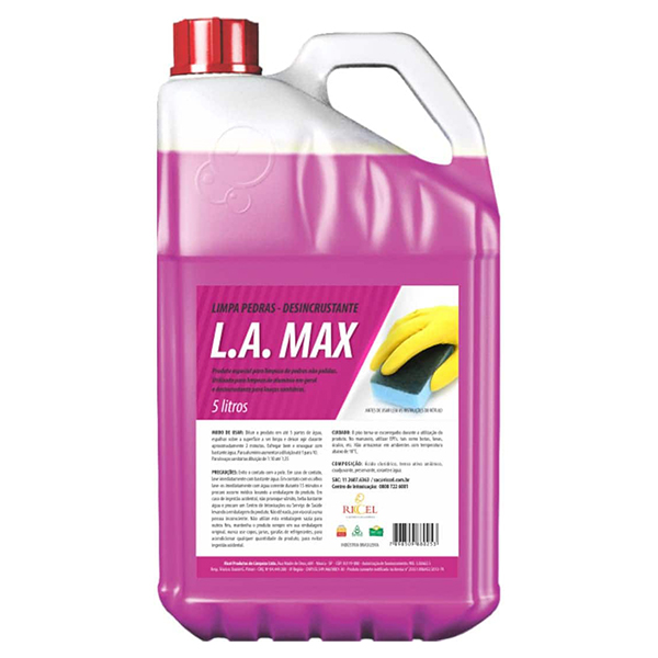 LIMPA PEDRAALUMIN 5L L.A.MAX RICCEL