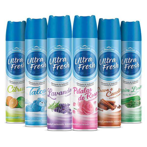 ODOR ULTRA FRESH 400ML CAPIM LIMAO, LAVANDA E TALCO
