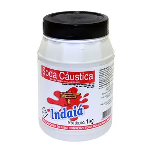 SODA CAUSTICA 1KG INDAIA